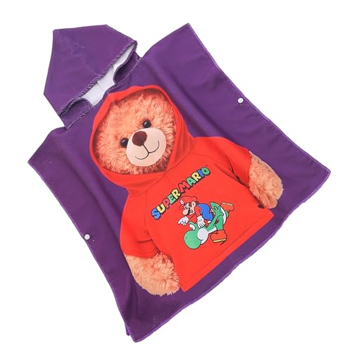 FEBE Badeponcho Kinder Teddy Bear Badetuch Mit Kapuze Bademantel für Kleinkind von FEBE