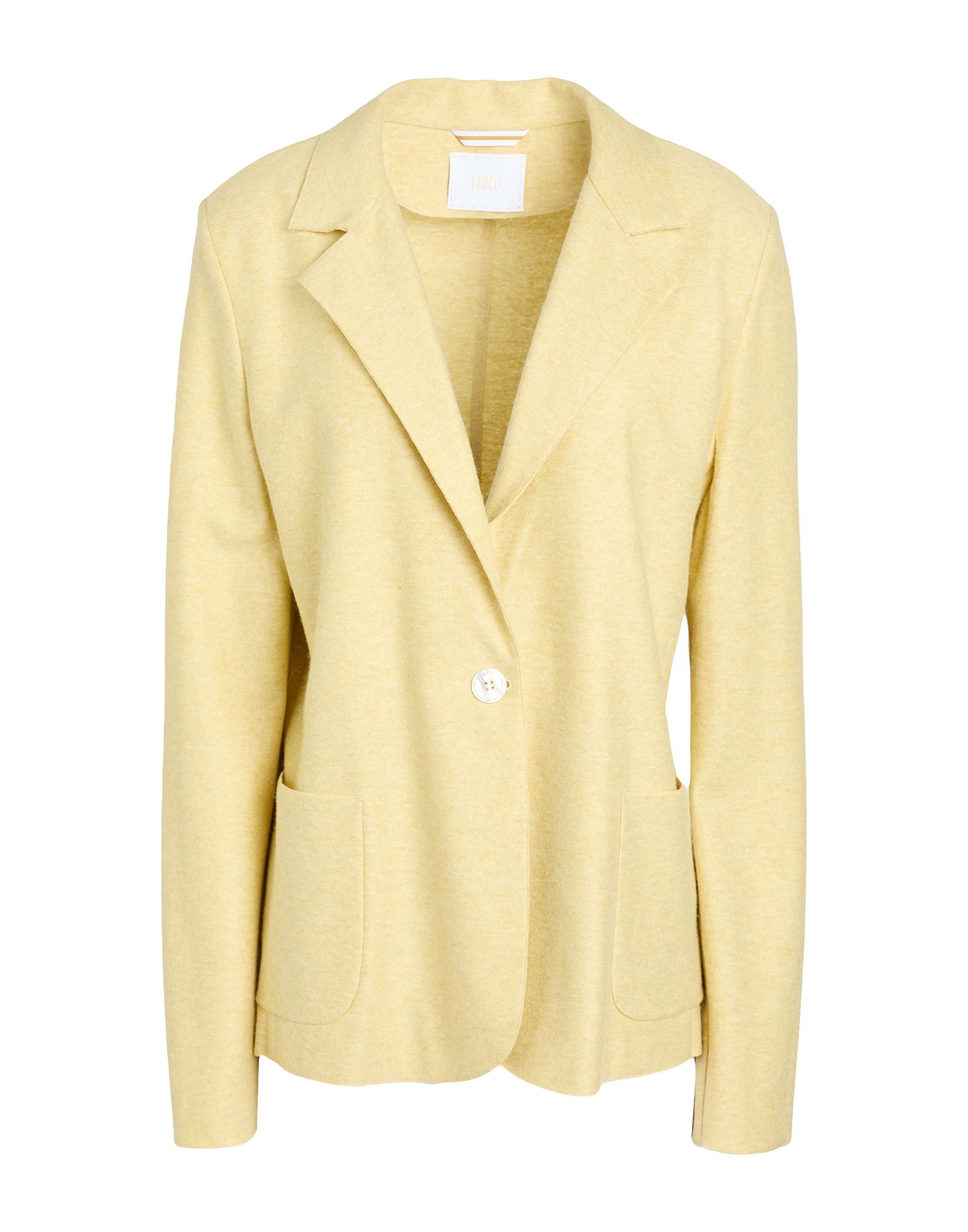 FEDELI Blazer Damen Pastellgelb von FEDELI