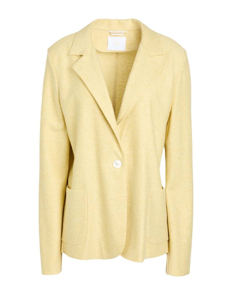 FEDELI Blazer Damen Pastellgelb von FEDELI