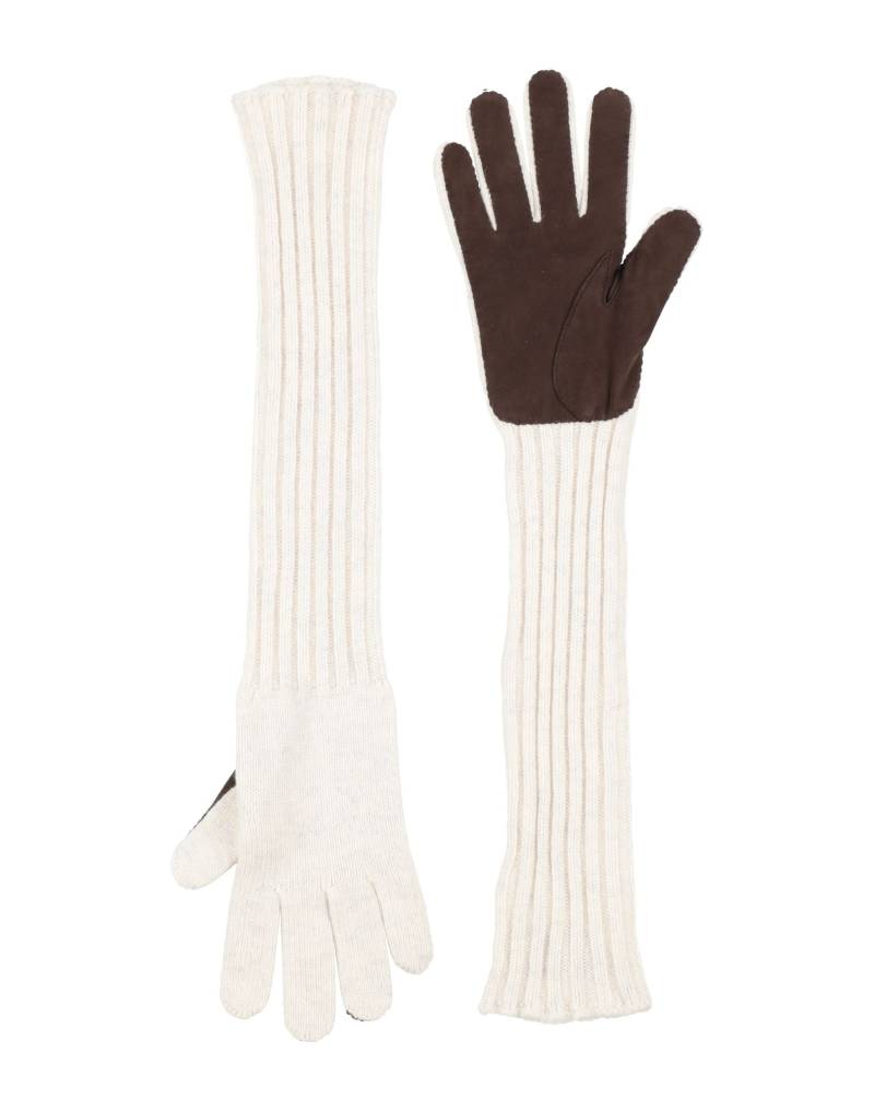 FEDELI Handschuhe Damen Elfenbein von FEDELI