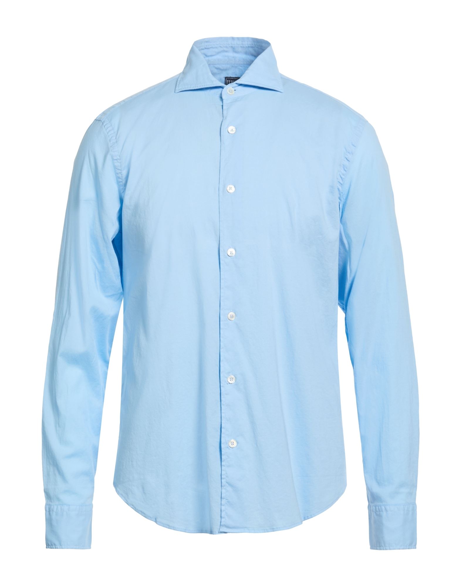 FEDELI Hemd Herren Azurblau von FEDELI