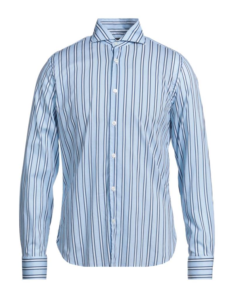 FEDELI Hemd Herren Azurblau von FEDELI