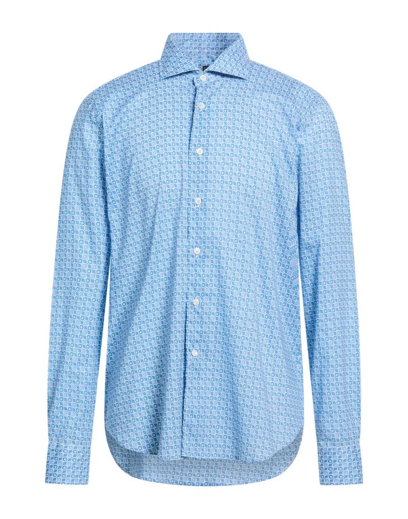 FEDELI Hemd Herren Azurblau von FEDELI