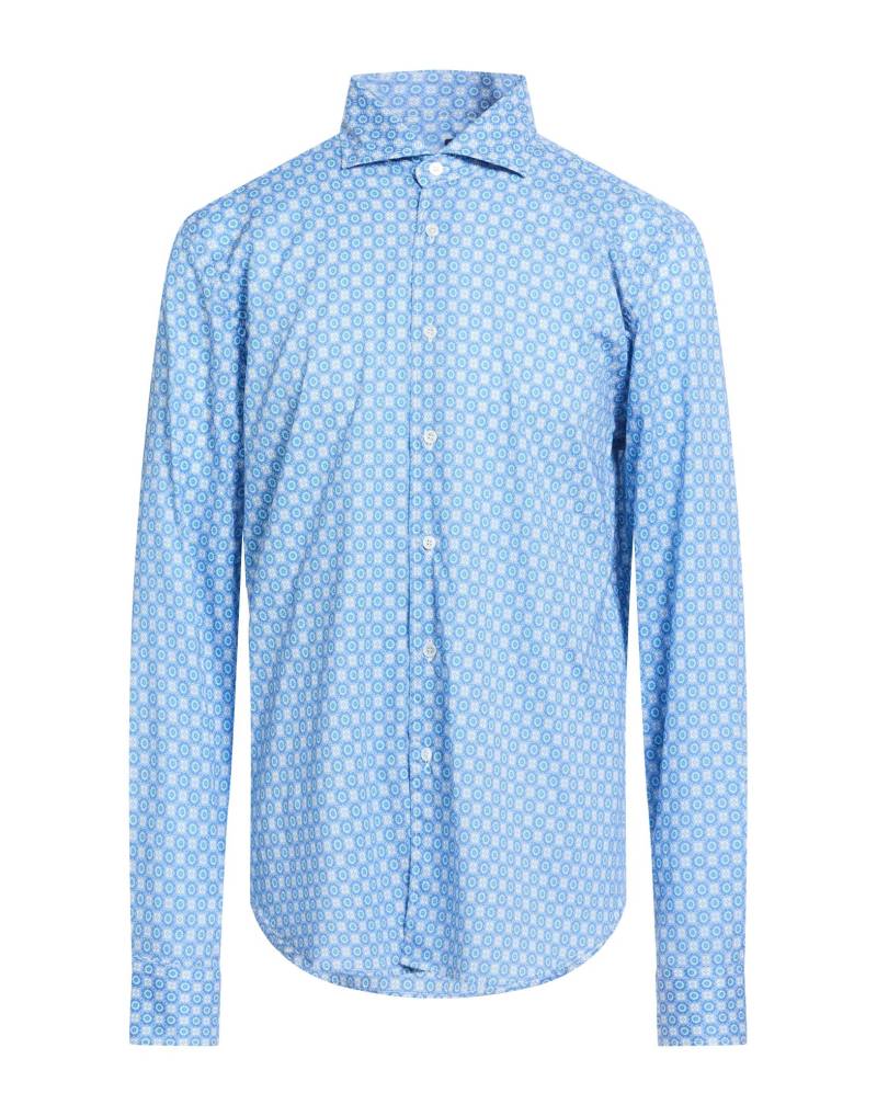FEDELI Hemd Herren Azurblau von FEDELI