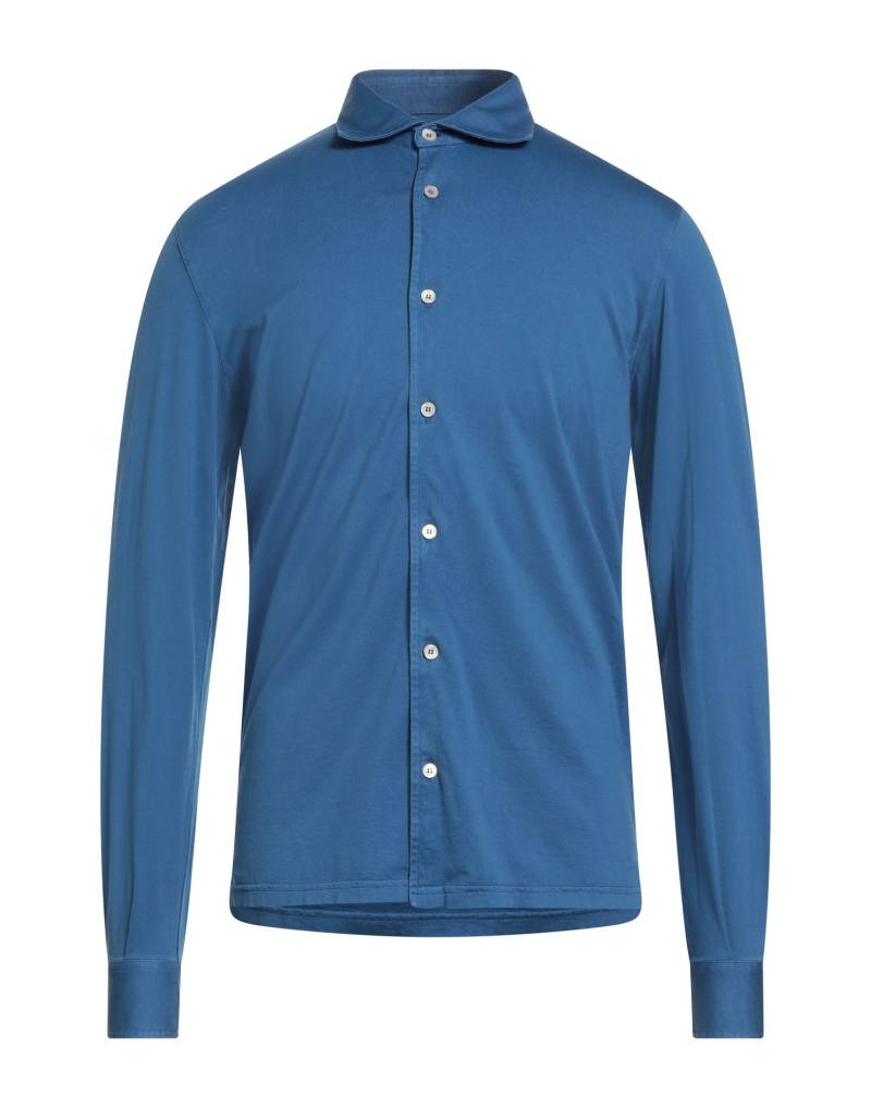 FEDELI Hemd Herren Azurblau von FEDELI