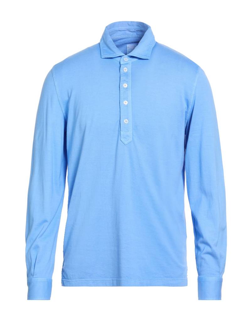 FEDELI Hemd Herren Azurblau von FEDELI