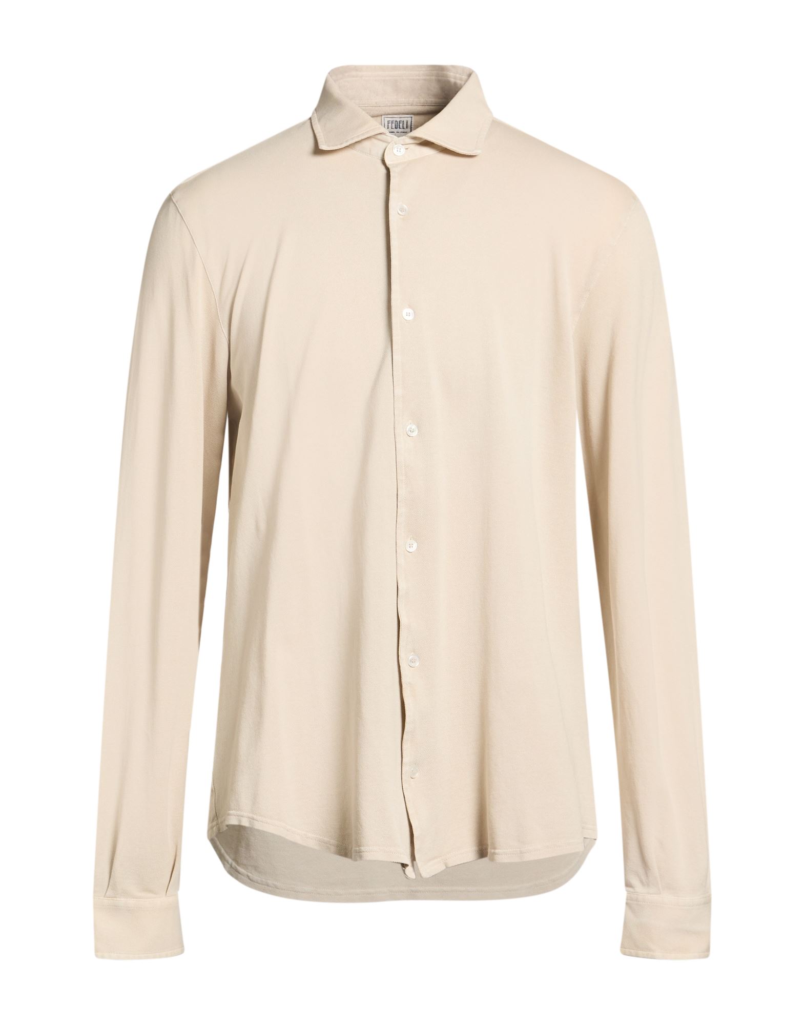 FEDELI Hemd Herren Beige von FEDELI