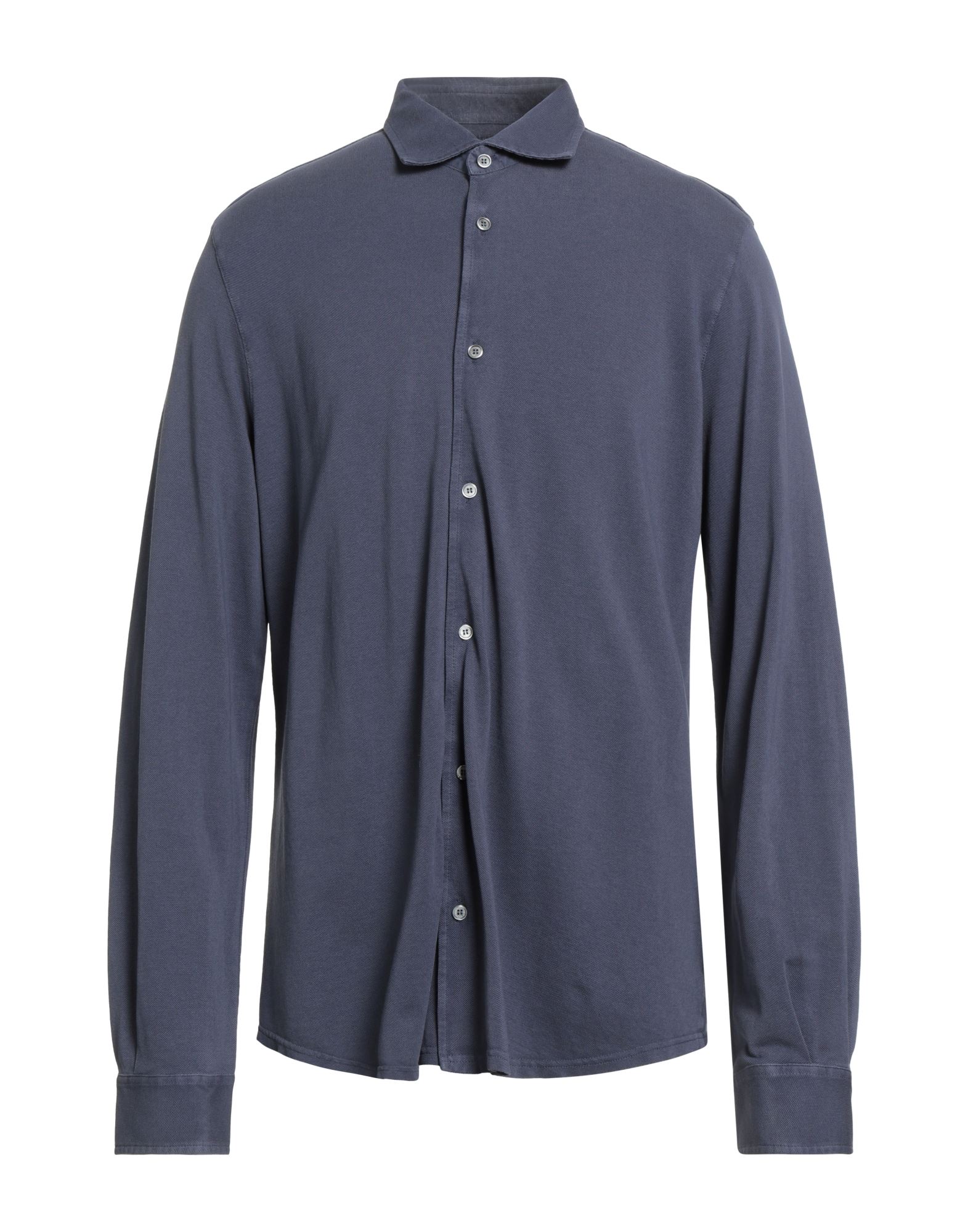 FEDELI Hemd Herren Blaugrau von FEDELI