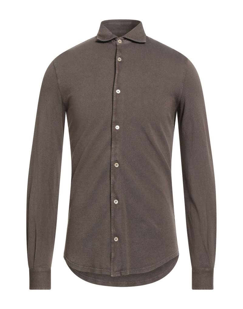 FEDELI Hemd Herren Braun von FEDELI