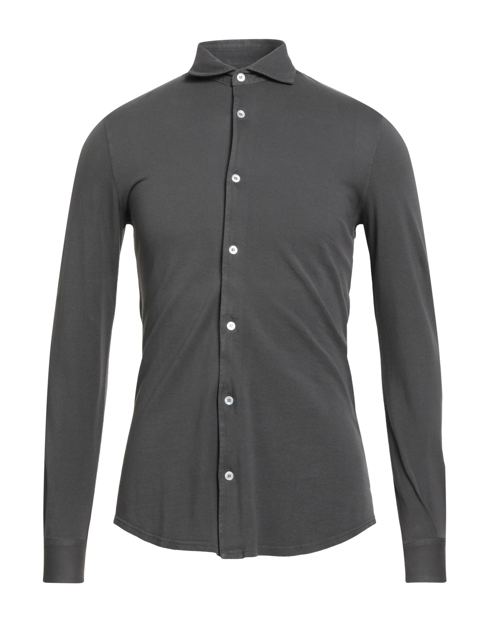 FEDELI Hemd Herren Braungrau von FEDELI