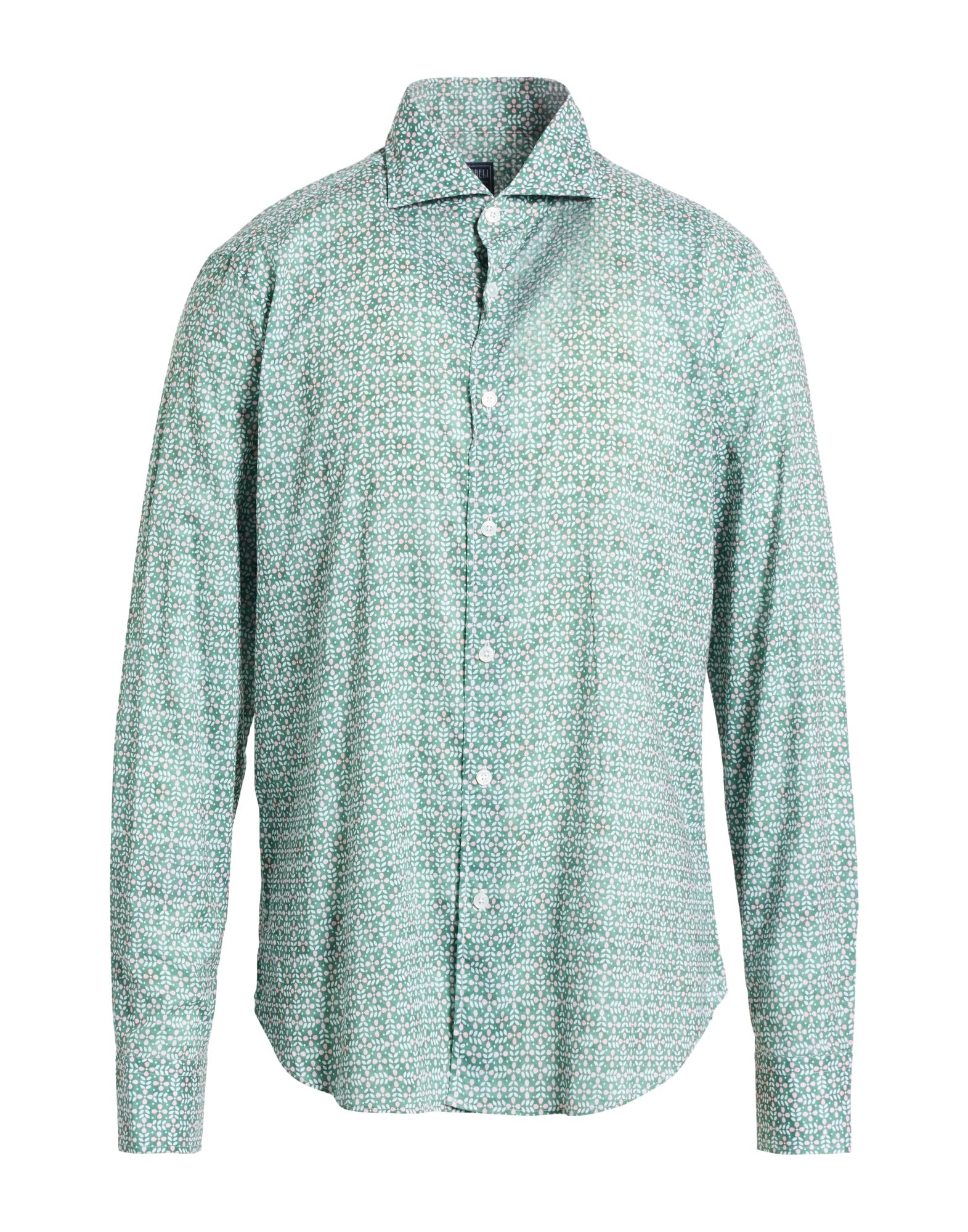 FEDELI Hemd Herren Grün von FEDELI