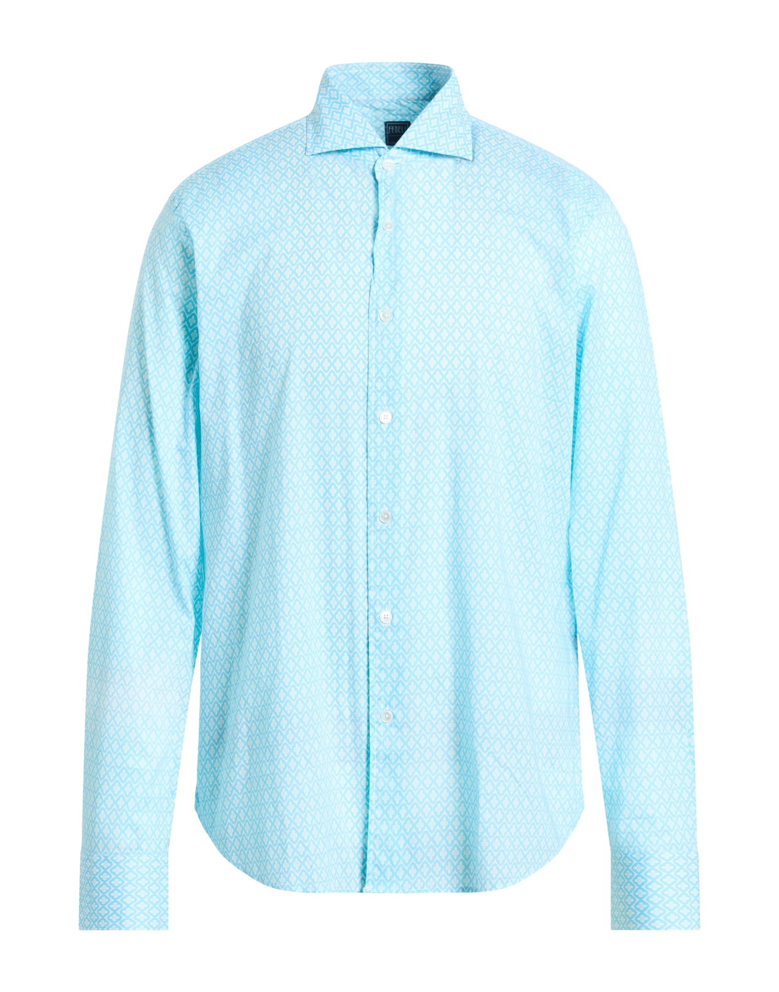 FEDELI Hemd Herren Himmelblau von FEDELI