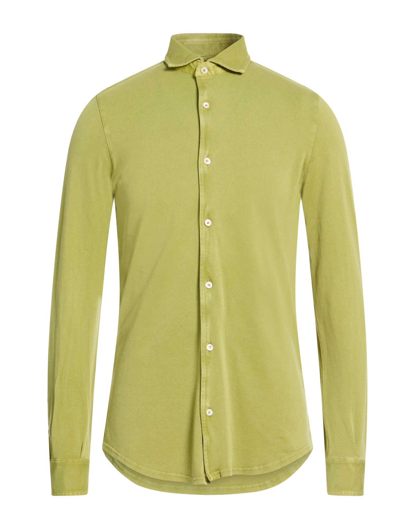 FEDELI Hemd Herren Limettengrün von FEDELI