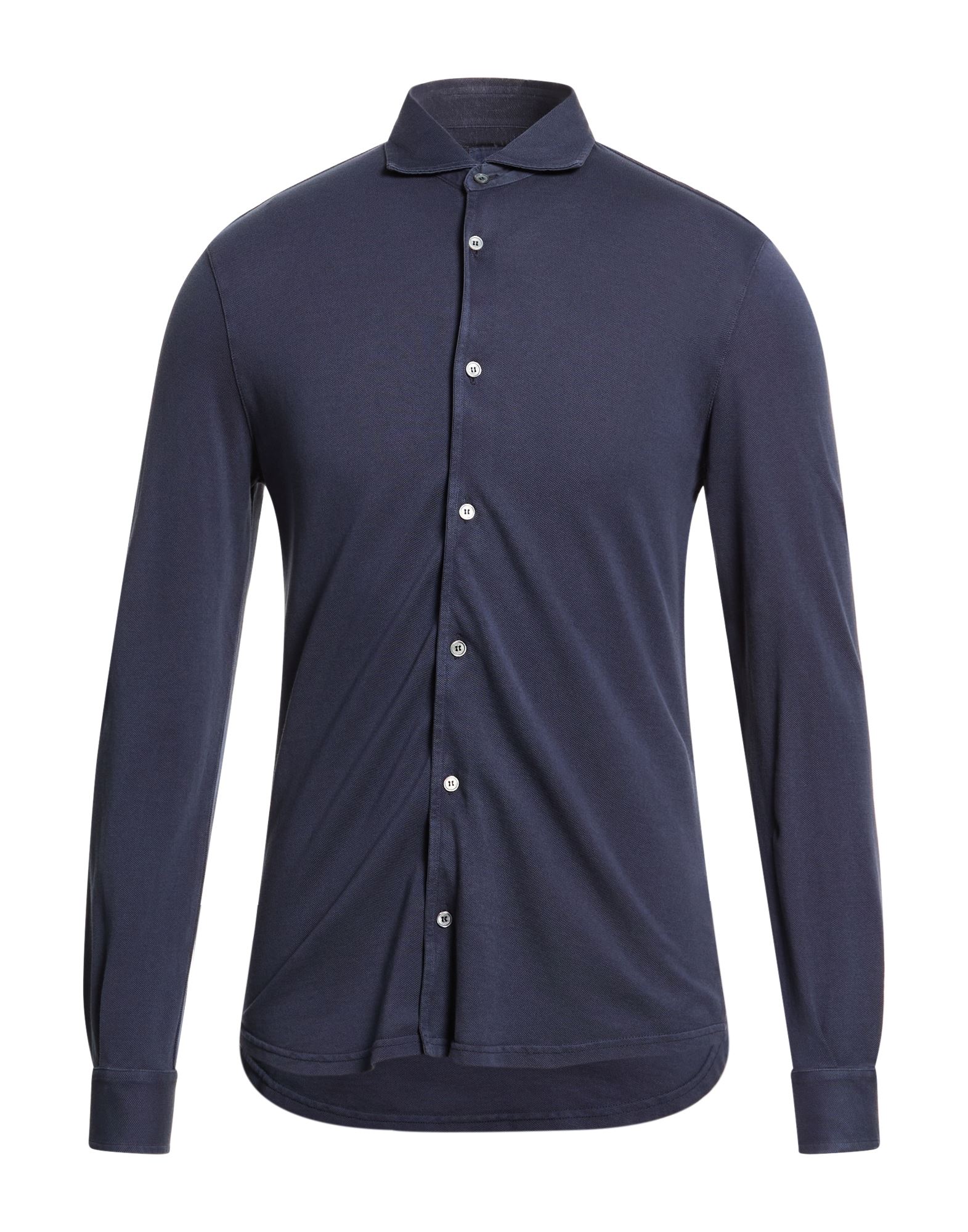 FEDELI Hemd Herren Marineblau von FEDELI