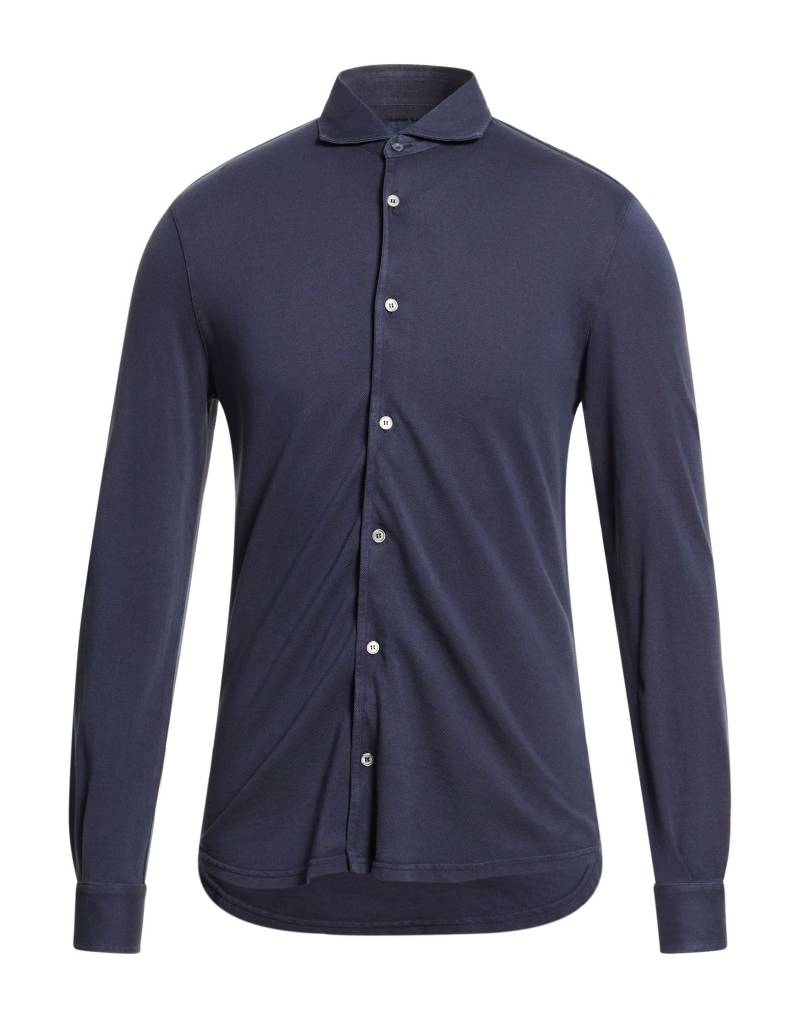 FEDELI Hemd Herren Marineblau von FEDELI