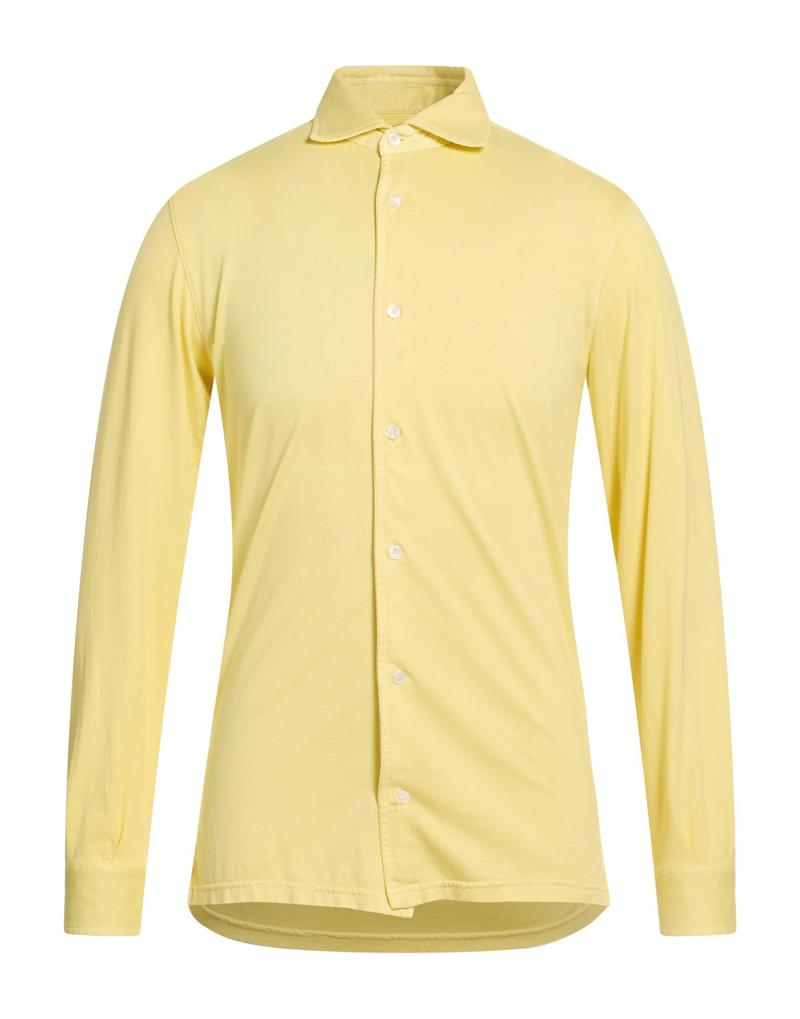 FEDELI Hemd Herren Pastellgelb von FEDELI