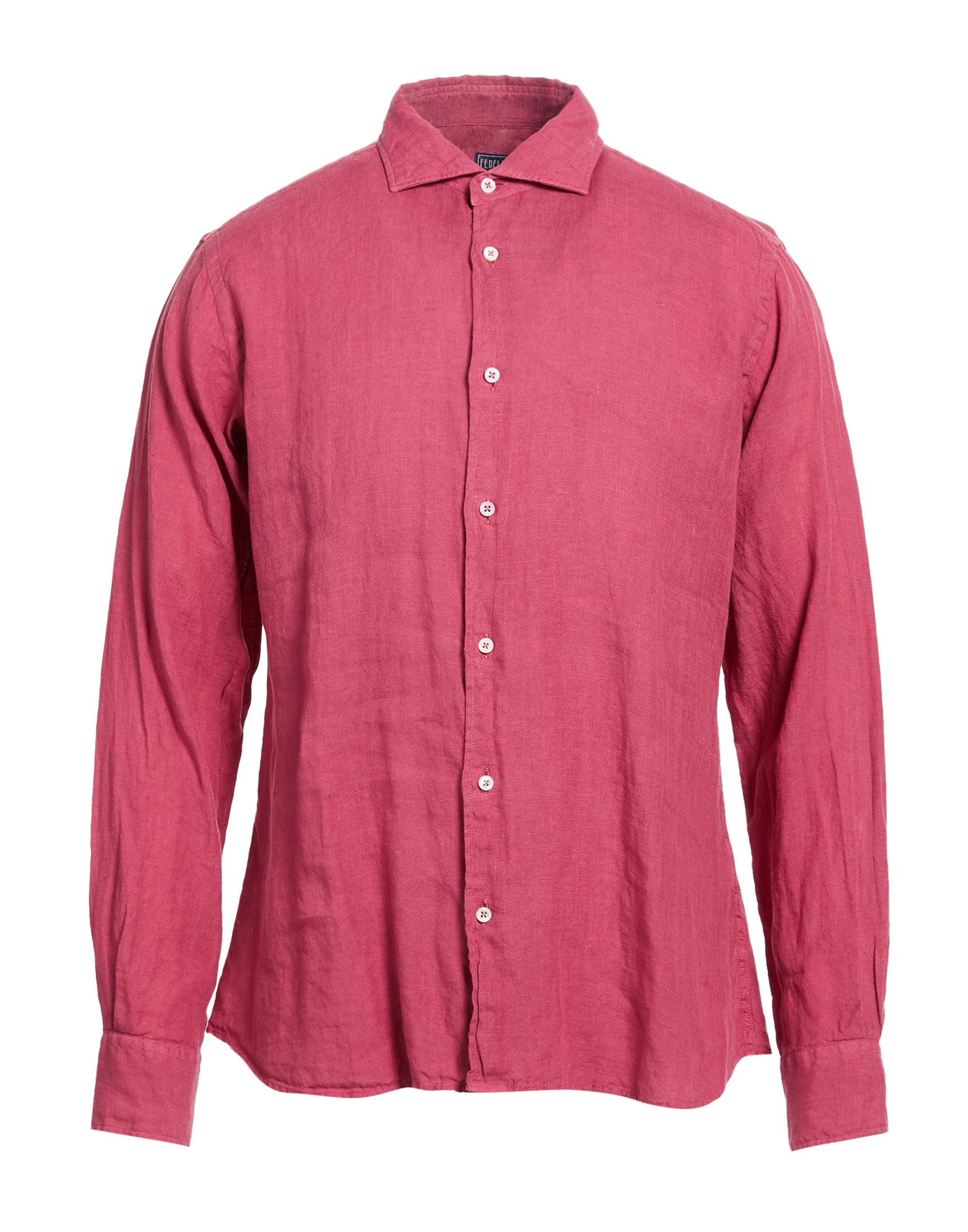 FEDELI Hemd Herren Purpur von FEDELI