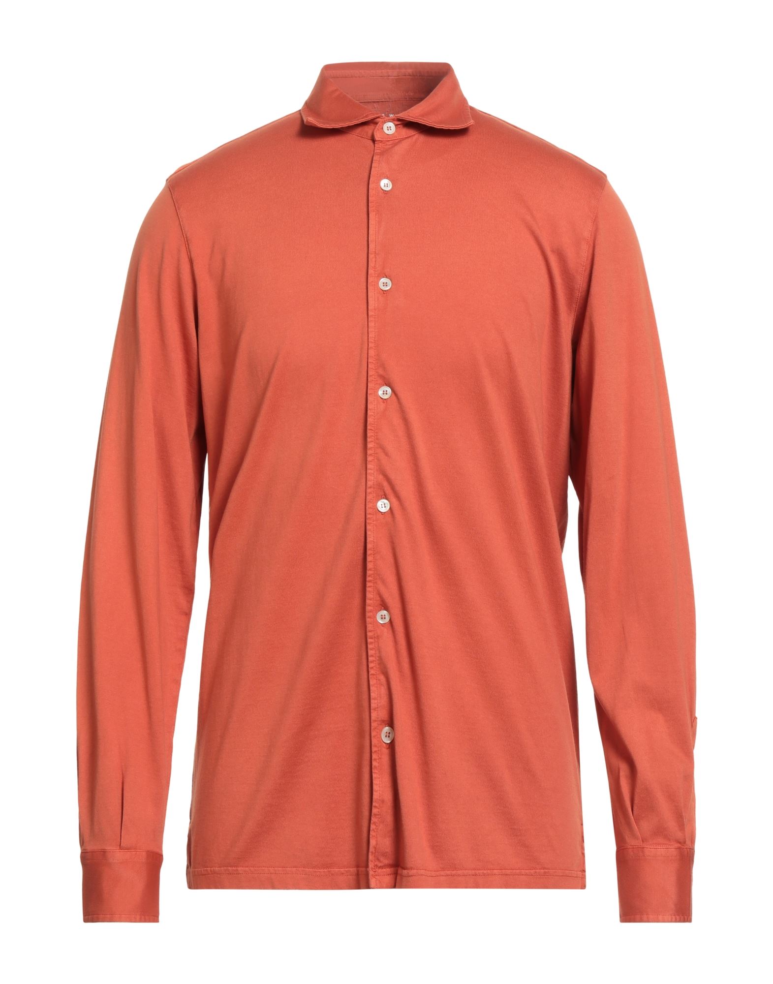 FEDELI Hemd Herren Rostrot von FEDELI
