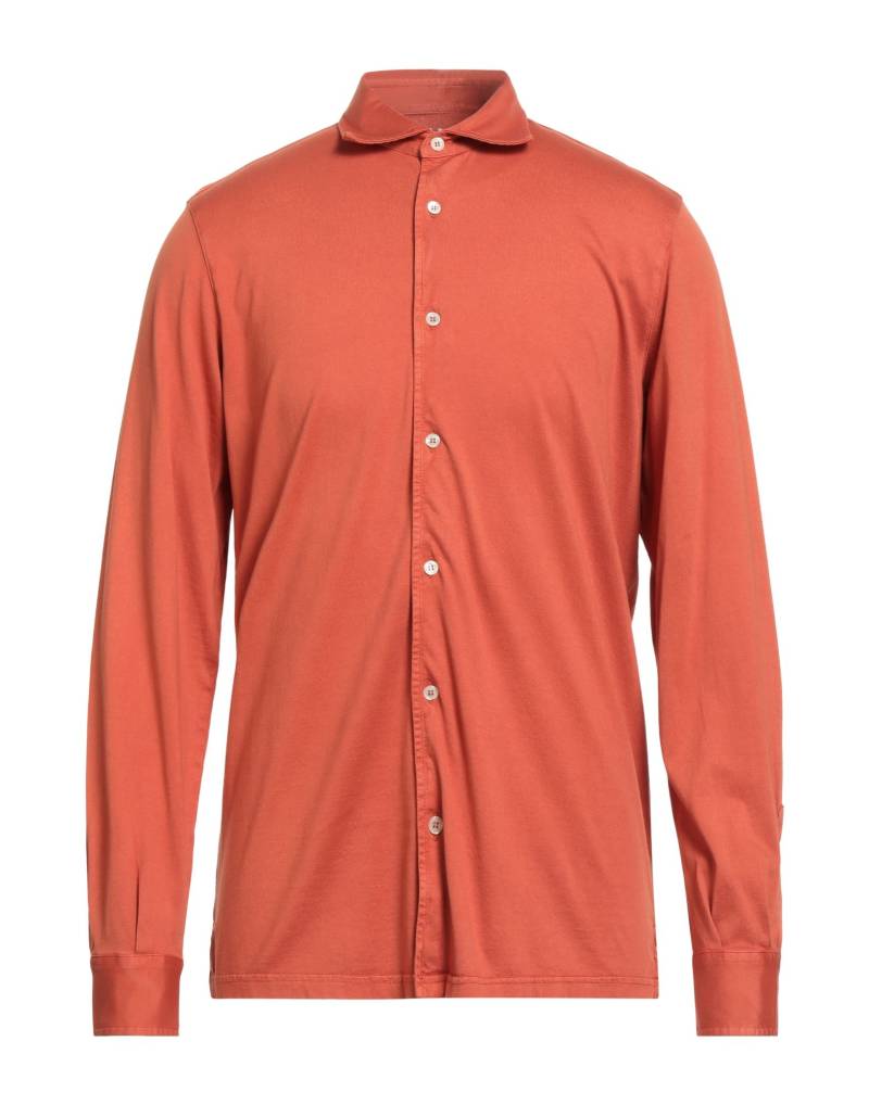 FEDELI Hemd Herren Rostrot von FEDELI