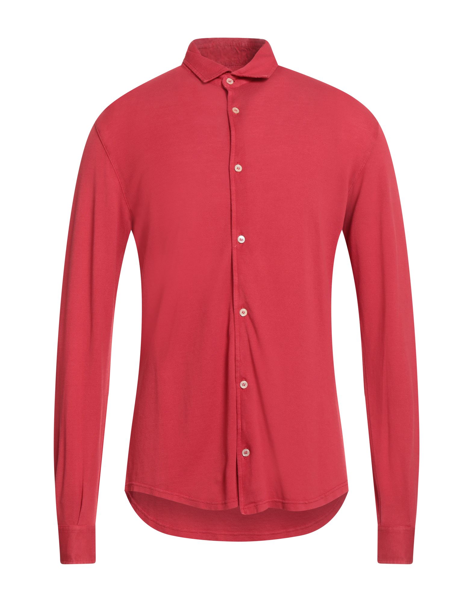 FEDELI Hemd Herren Rot von FEDELI