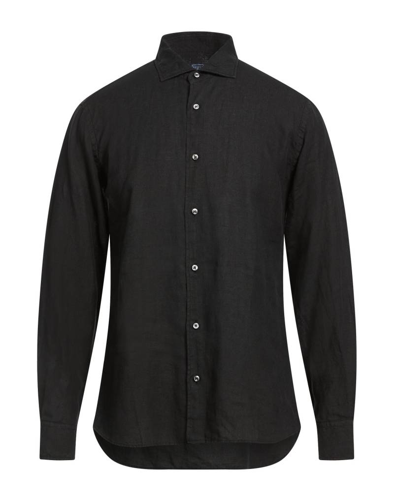 FEDELI Hemd Herren Schwarz von FEDELI