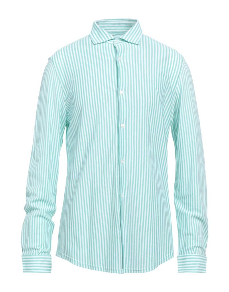 FEDELI Hemd Herren Smaragdgrün von FEDELI