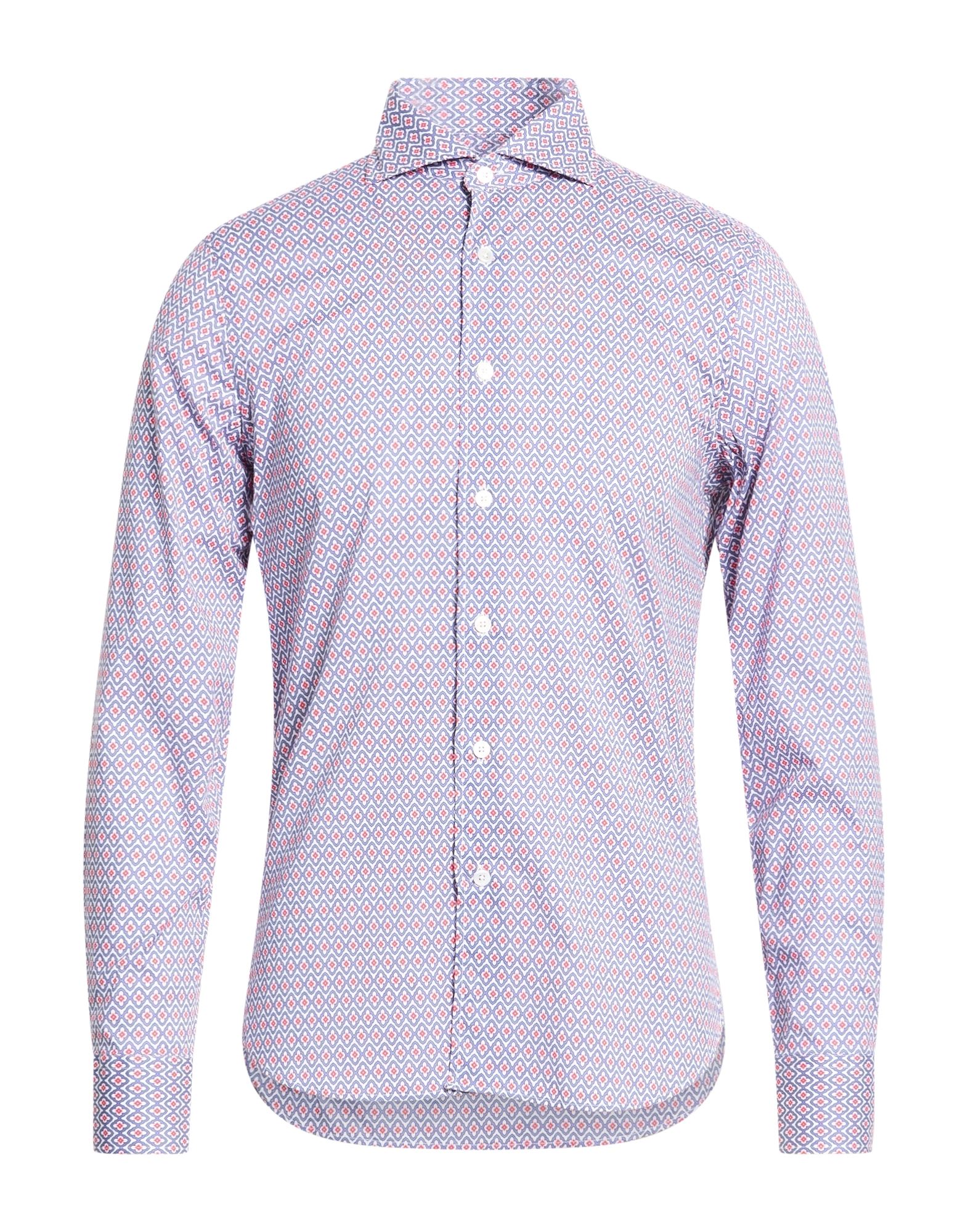 FEDELI Hemd Herren Taubenblau von FEDELI