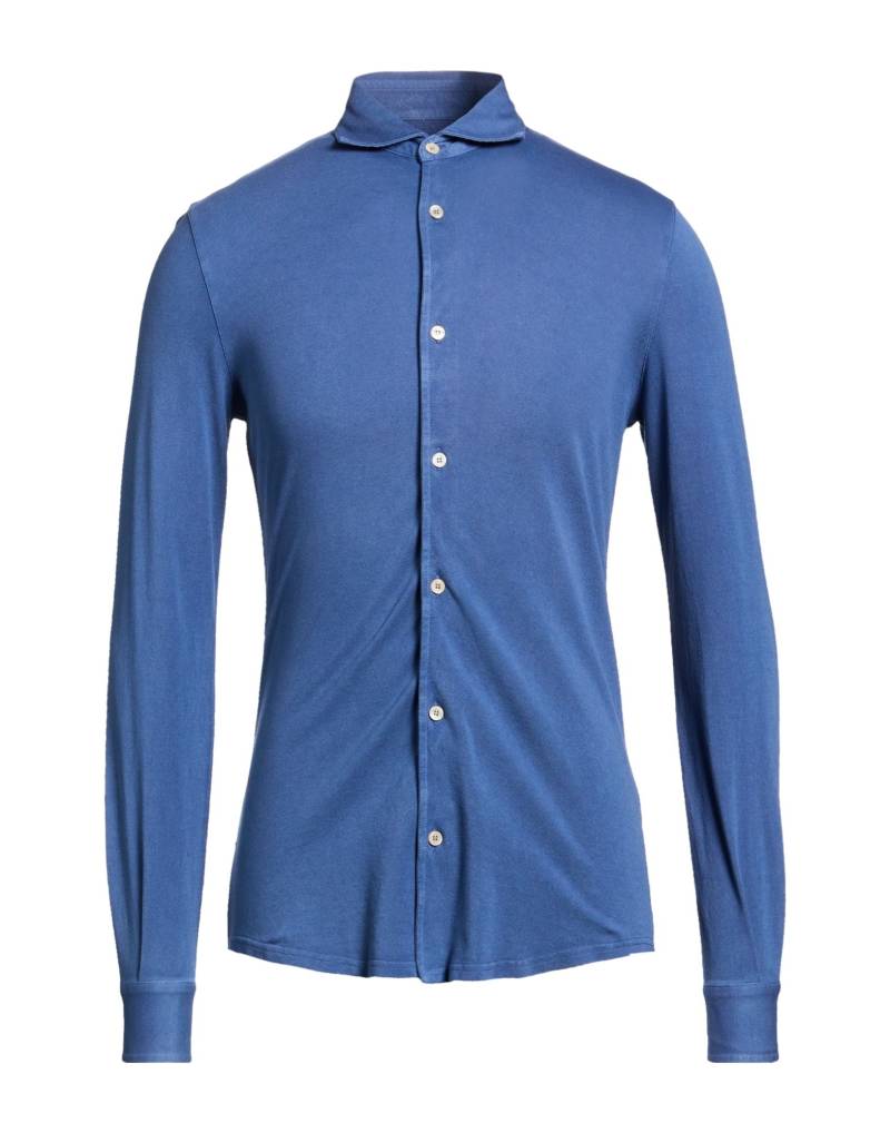 FEDELI Hemd Herren Taubenblau von FEDELI