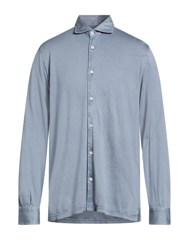 FEDELI Hemd Herren Taubenblau von FEDELI