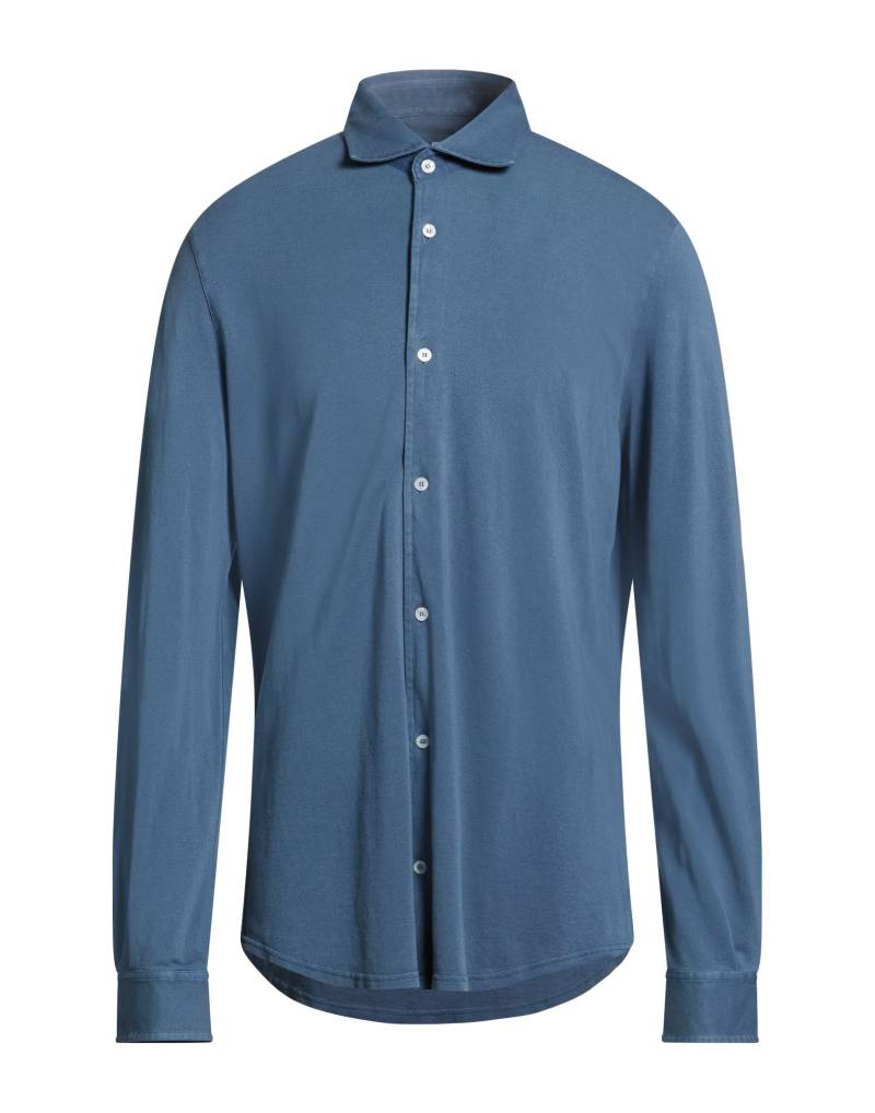 FEDELI Hemd Herren Taubenblau von FEDELI