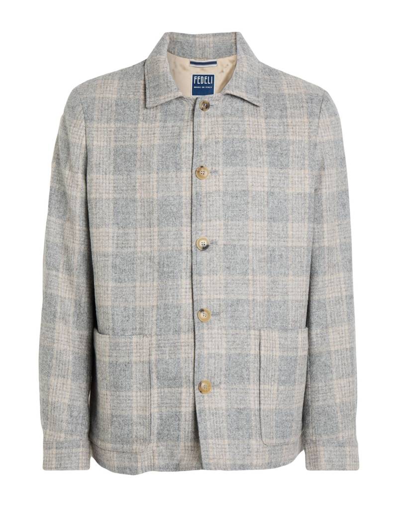 FEDELI Jacke & Anorak Herren Grau von FEDELI