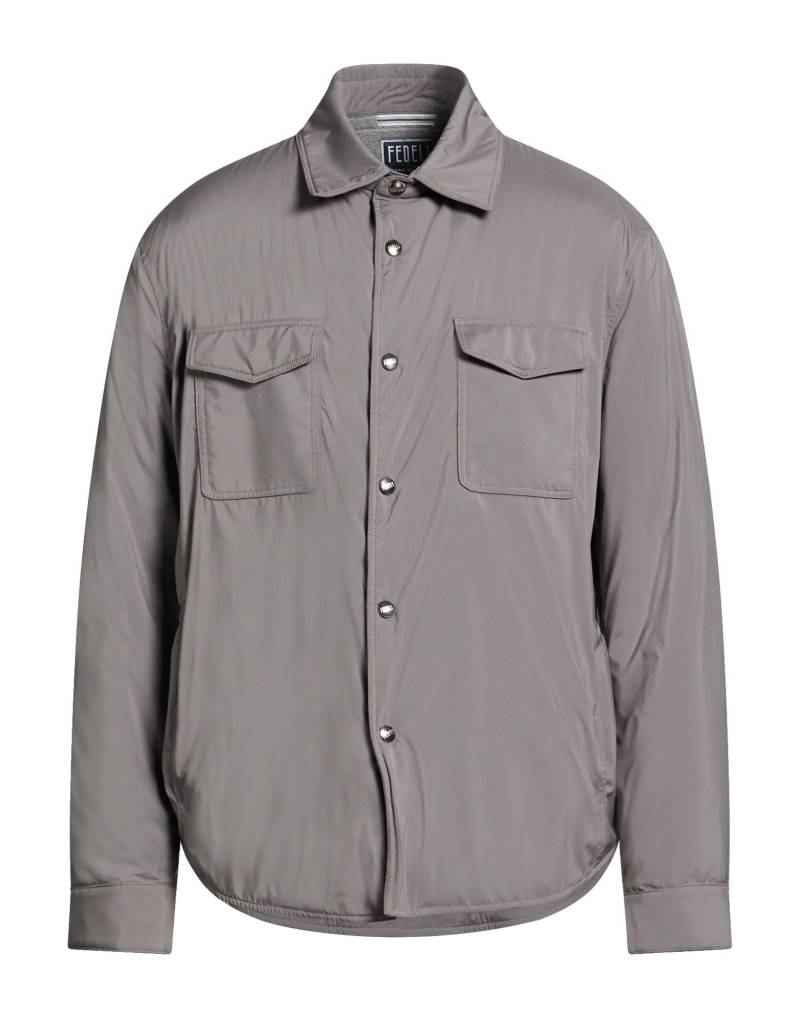 FEDELI Jacke & Anorak Herren Grau von FEDELI