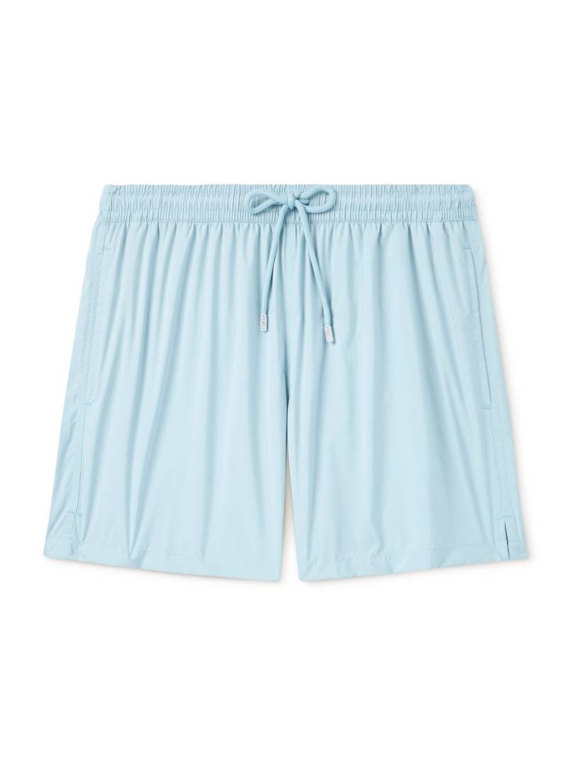 FEDELI - Madeira Airstop Straight-Leg Mid-Length Swim Shorts - Men - Blue - XXL von FEDELI
