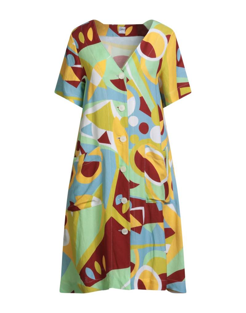 FEDELI Midi-kleid Damen Gelb von FEDELI