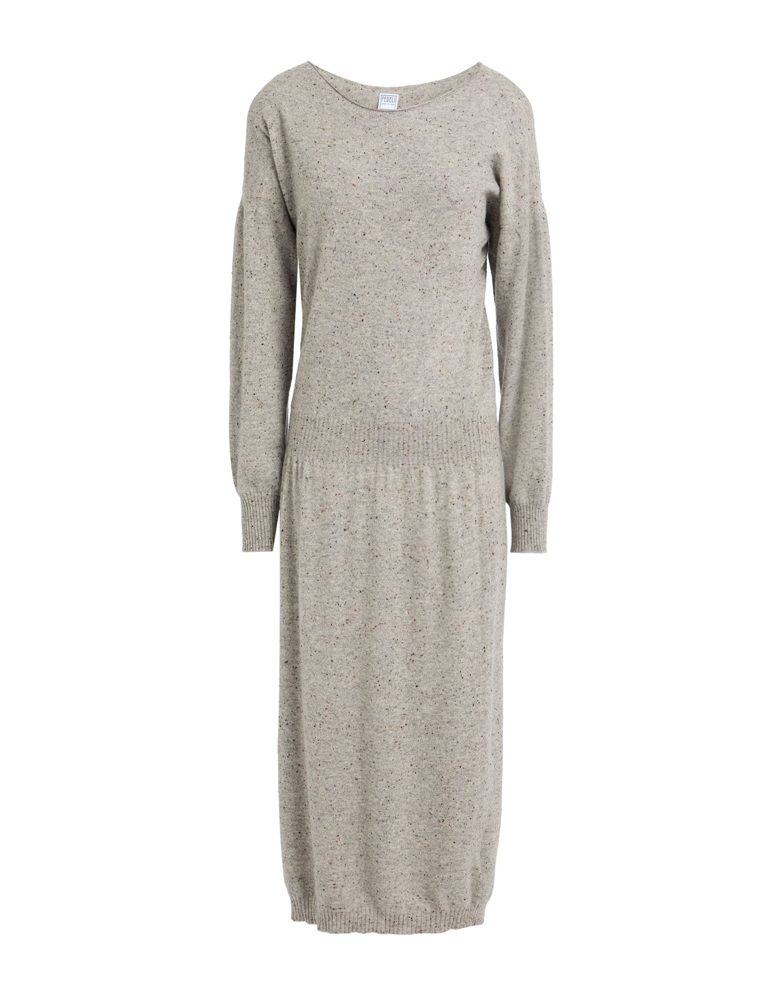FEDELI Midi-kleid Damen Grau von FEDELI