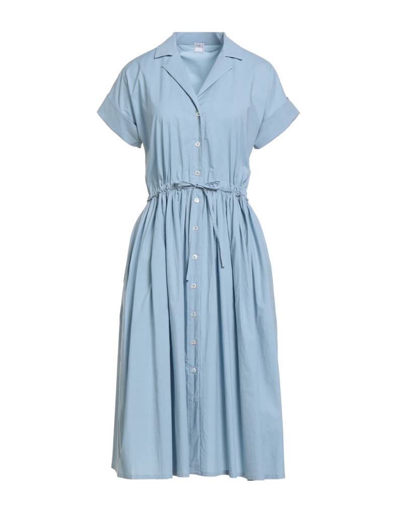 FEDELI Midi-kleid Damen Hellblau von FEDELI