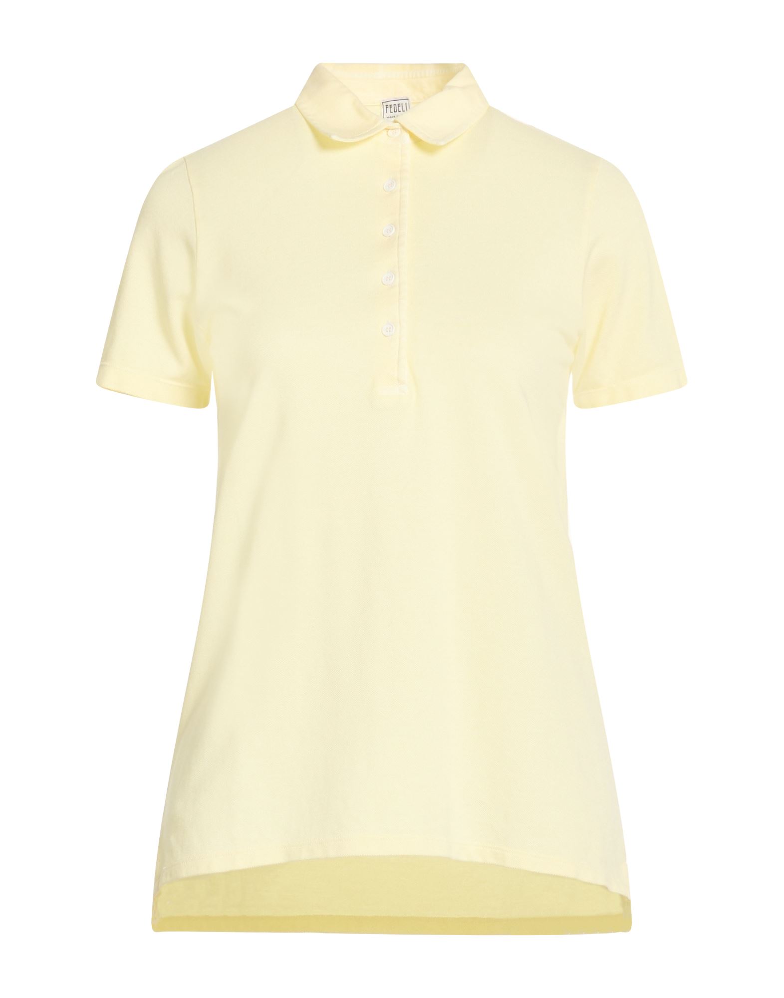 FEDELI Poloshirt Damen Pastellgelb von FEDELI