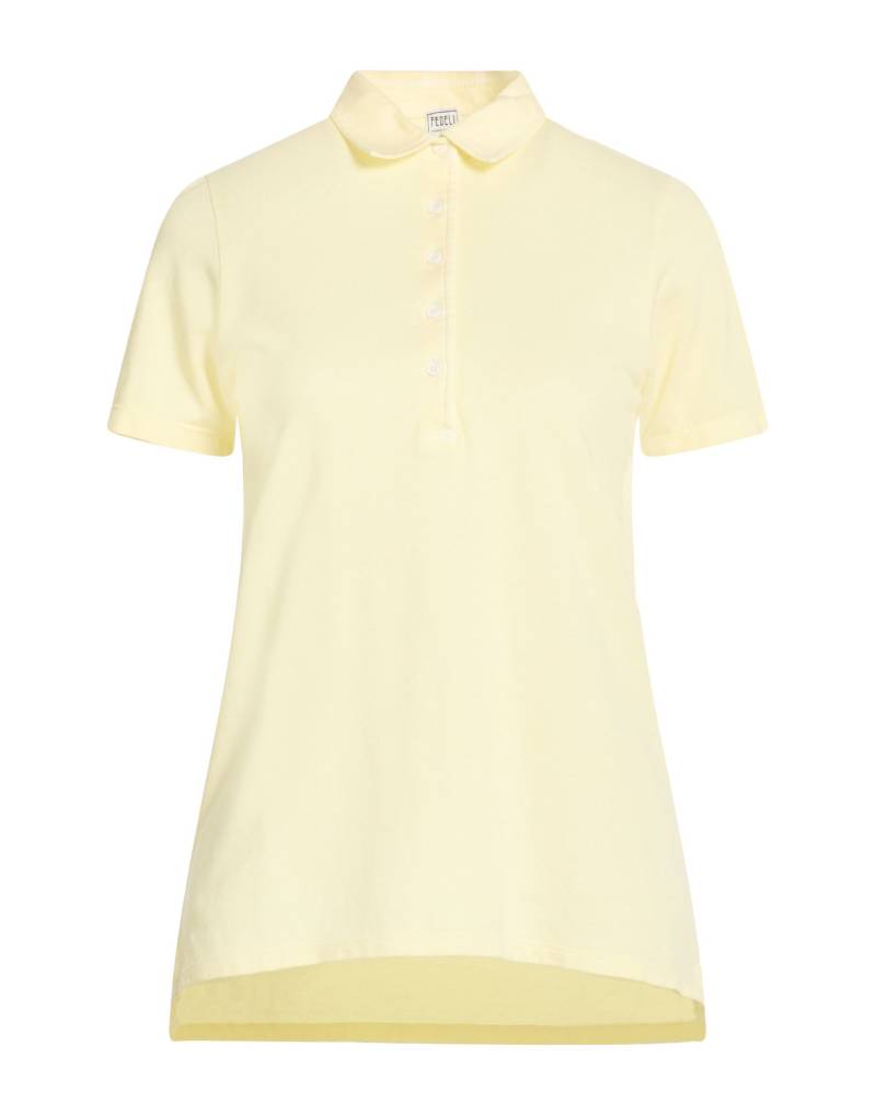 FEDELI Poloshirt Damen Pastellgelb von FEDELI