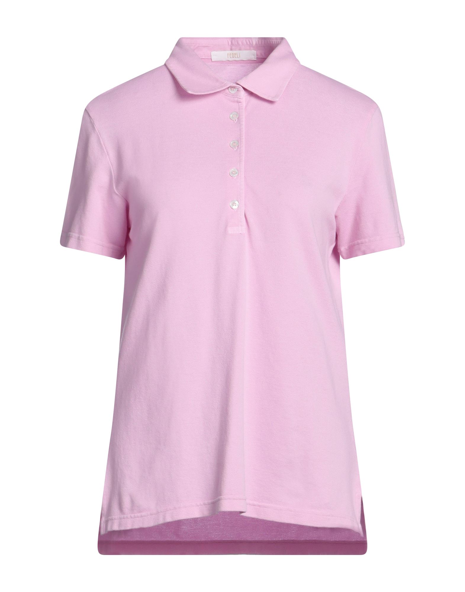 FEDELI Poloshirt Damen Rosa von FEDELI