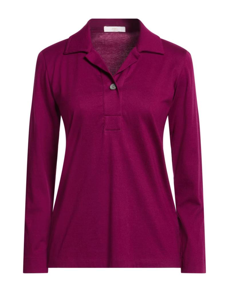 FEDELI Poloshirt Damen Violett von FEDELI