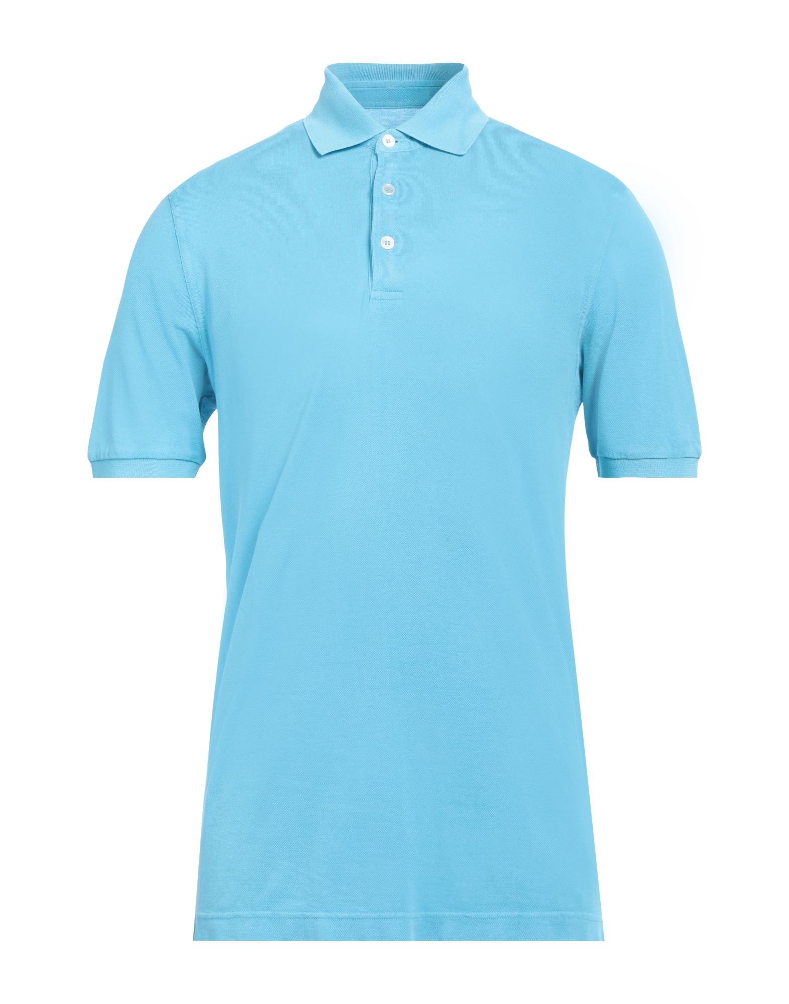 FEDELI Poloshirt Herren Azurblau von FEDELI