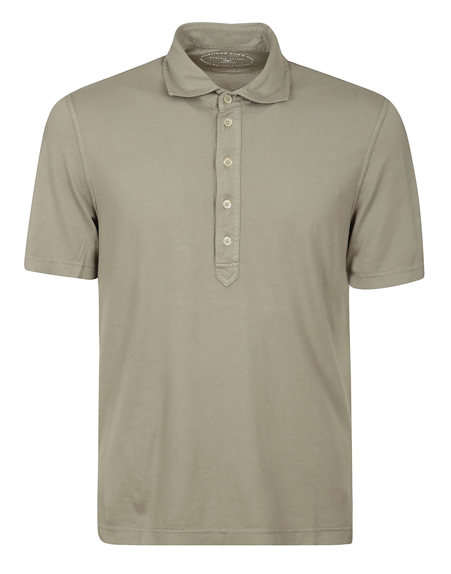 FEDELI Poloshirt Herren Braun von FEDELI