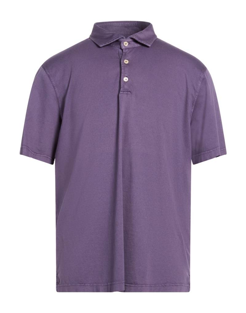 FEDELI Poloshirt Herren Dunkelviolett von FEDELI
