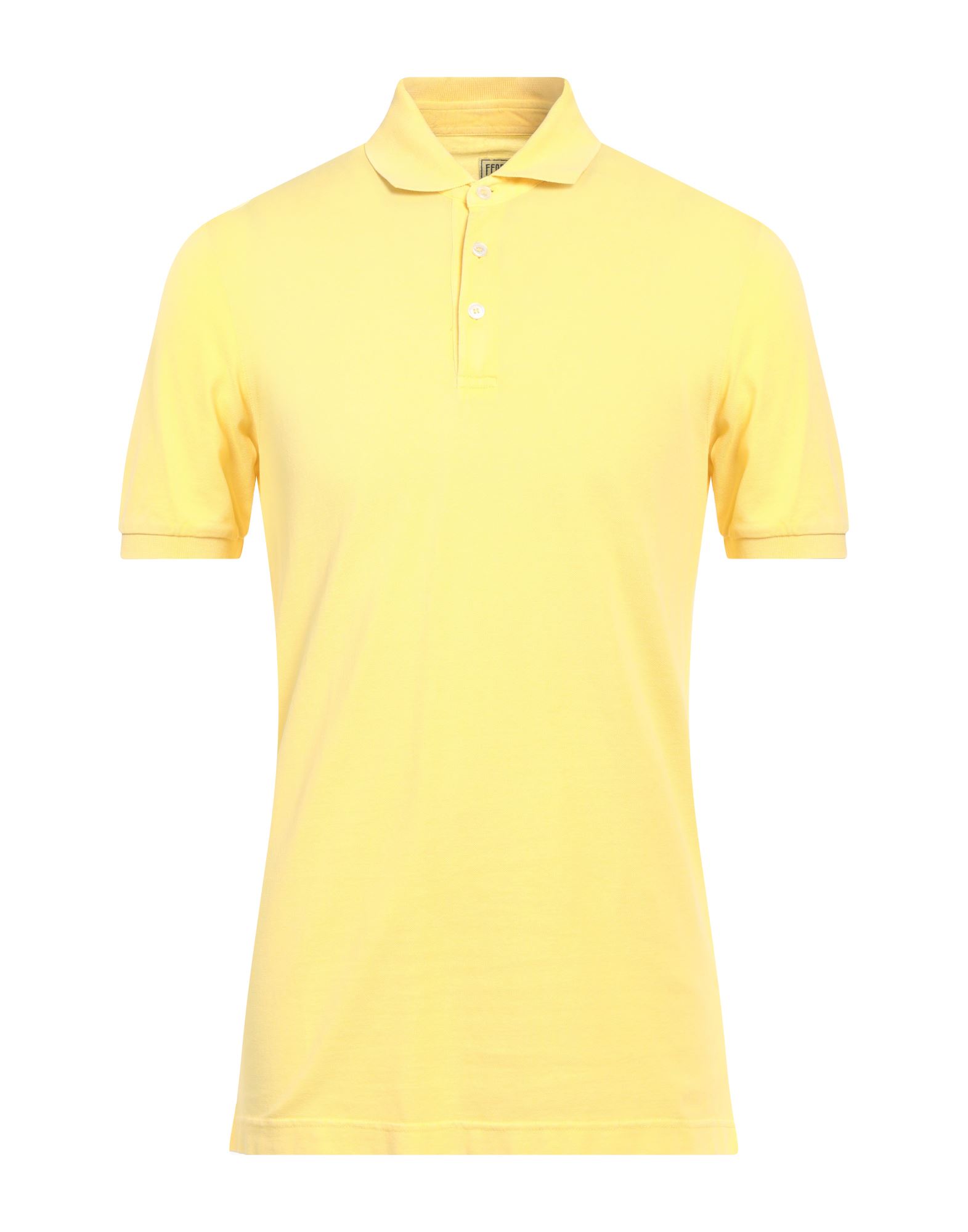 FEDELI Poloshirt Herren Gelb von FEDELI