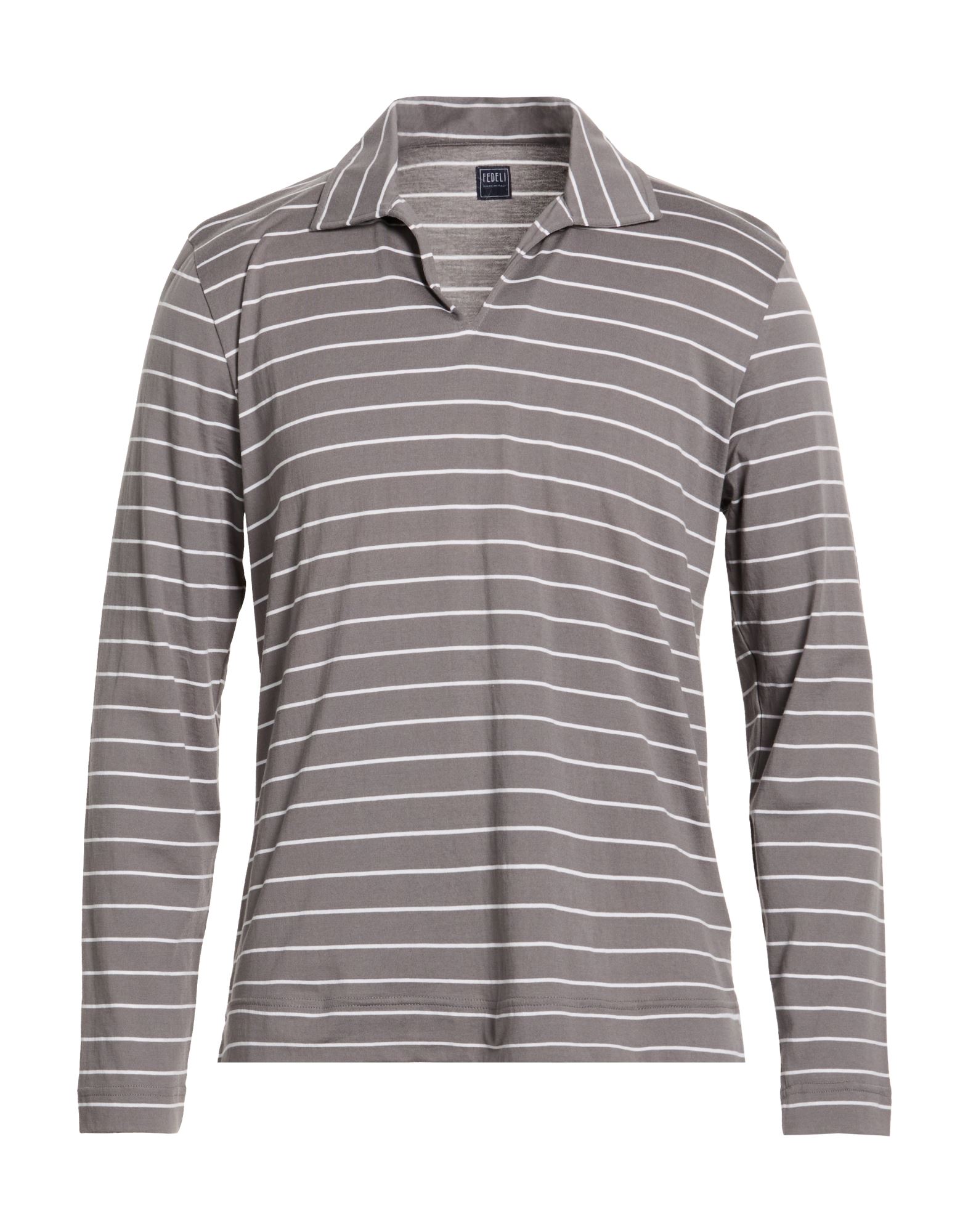 FEDELI Poloshirt Herren Grau von FEDELI
