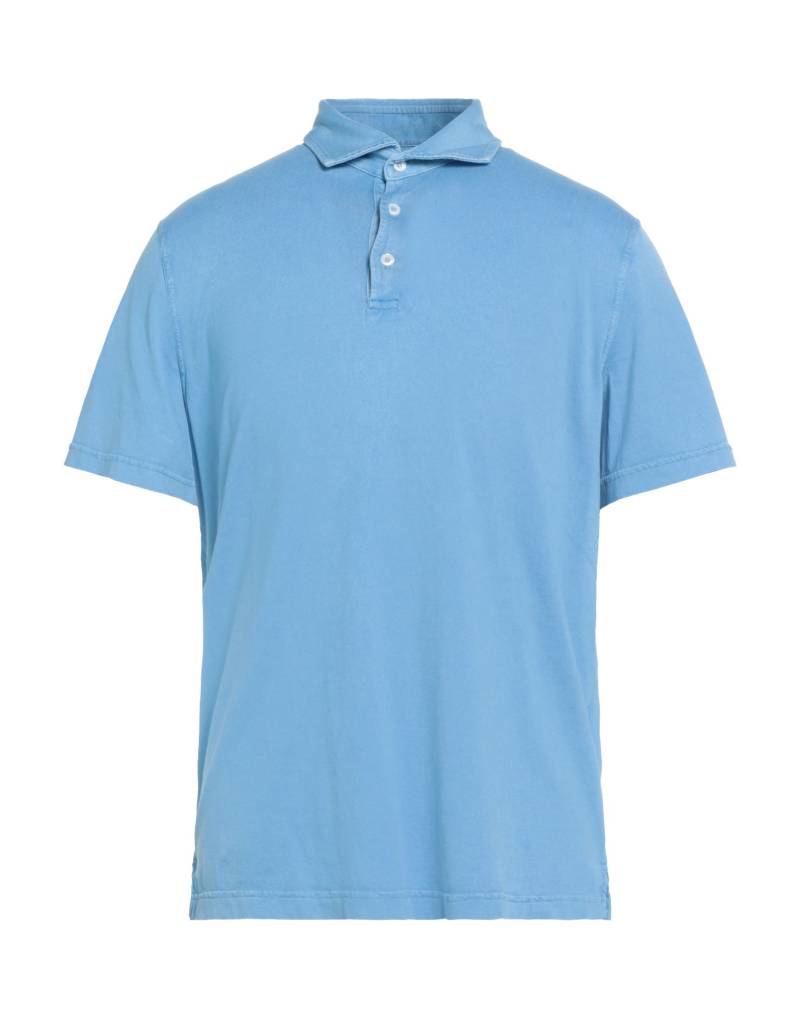 FEDELI Poloshirt Herren Hellblau von FEDELI