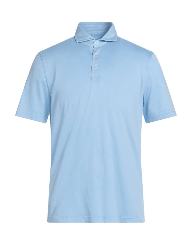 FEDELI Poloshirt Herren Hellblau von FEDELI
