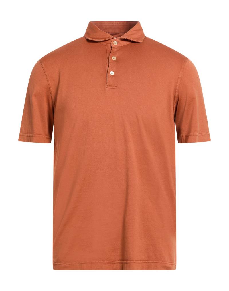 FEDELI Poloshirt Herren Lederfarben von FEDELI