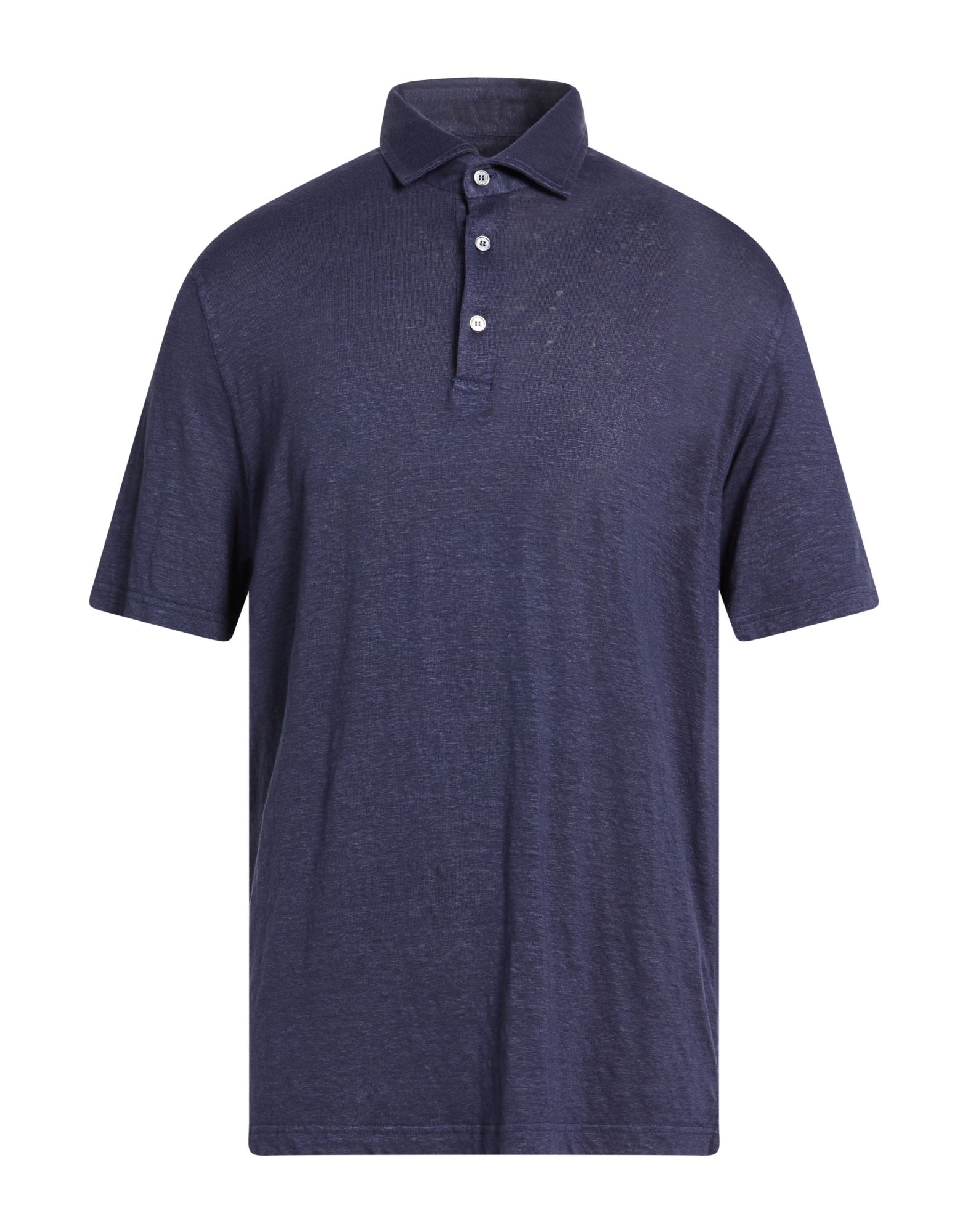 FEDELI Poloshirt Herren Marineblau von FEDELI