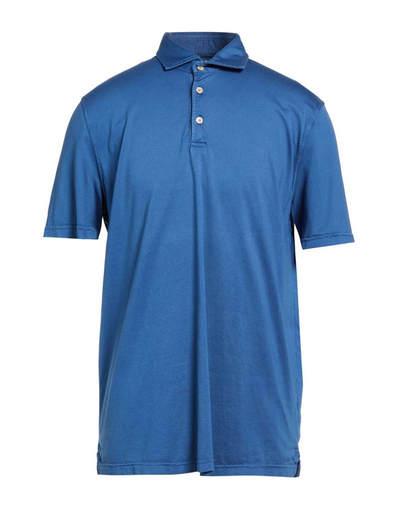 FEDELI Poloshirt Herren Marineblau von FEDELI